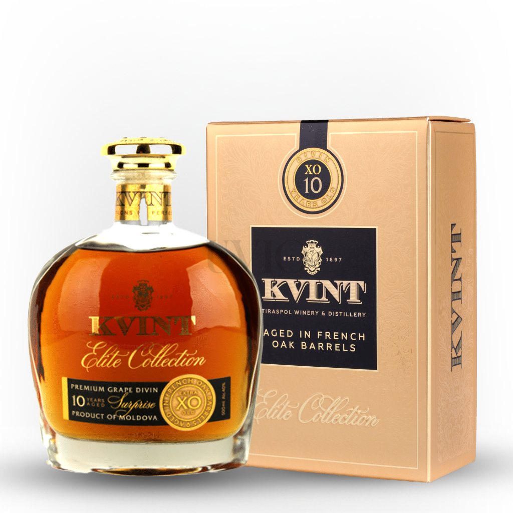 Kvint XO 10 ani 40% 0,5L în cutie premium